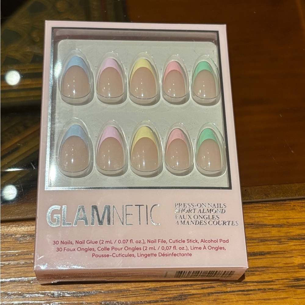 Glamnetic Almond Press-On Nails- Confetti